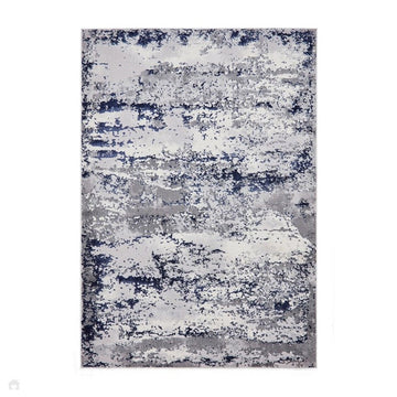 Artemis B9289A Modern Abstract Marbled Metallic Shimmer Textured High-Density Soft-Touch Grey/Blue/Cream Rug-Think Rugs-Rug Love - The Most Loved Rug Store